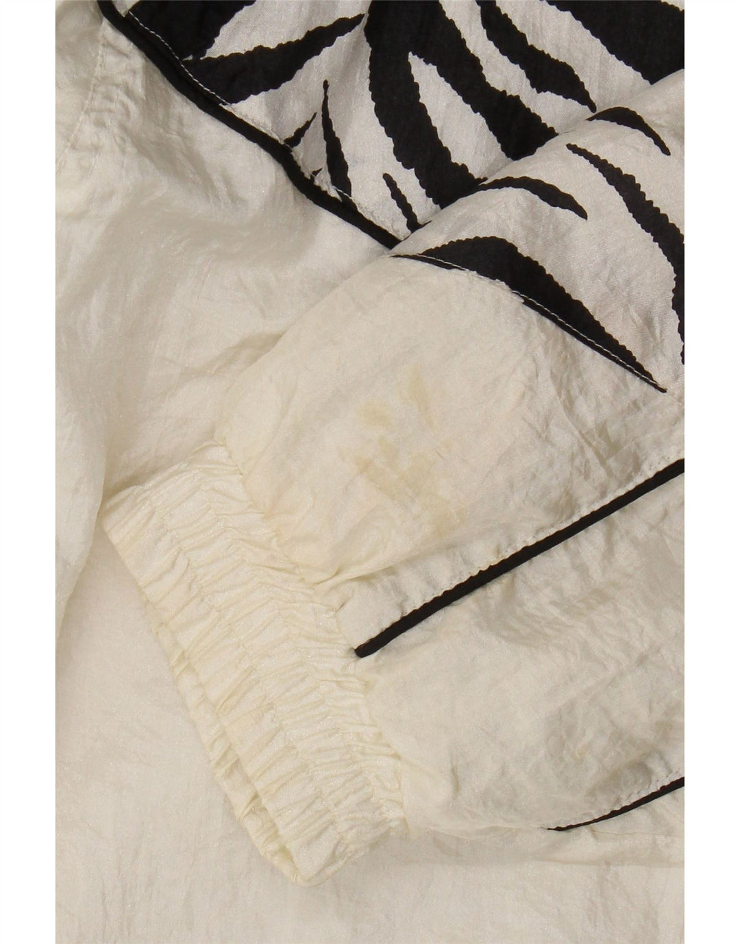 EVR Chaqueta superior de chándal de gran tamaño para mujer Reino Unido 46 Estampado animal blanco grande