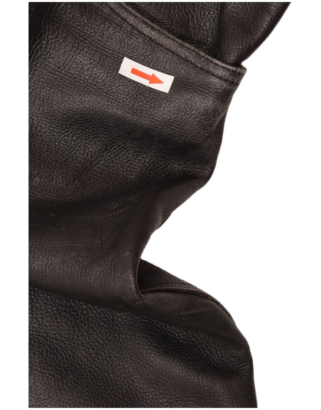 Heros By Held Pantalones de cuero para hombre W32 L30 Cuero negro