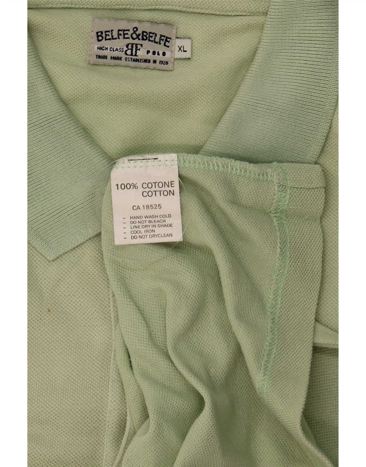 Belfe & Belfe Polo Hombre XL Algodón Verde