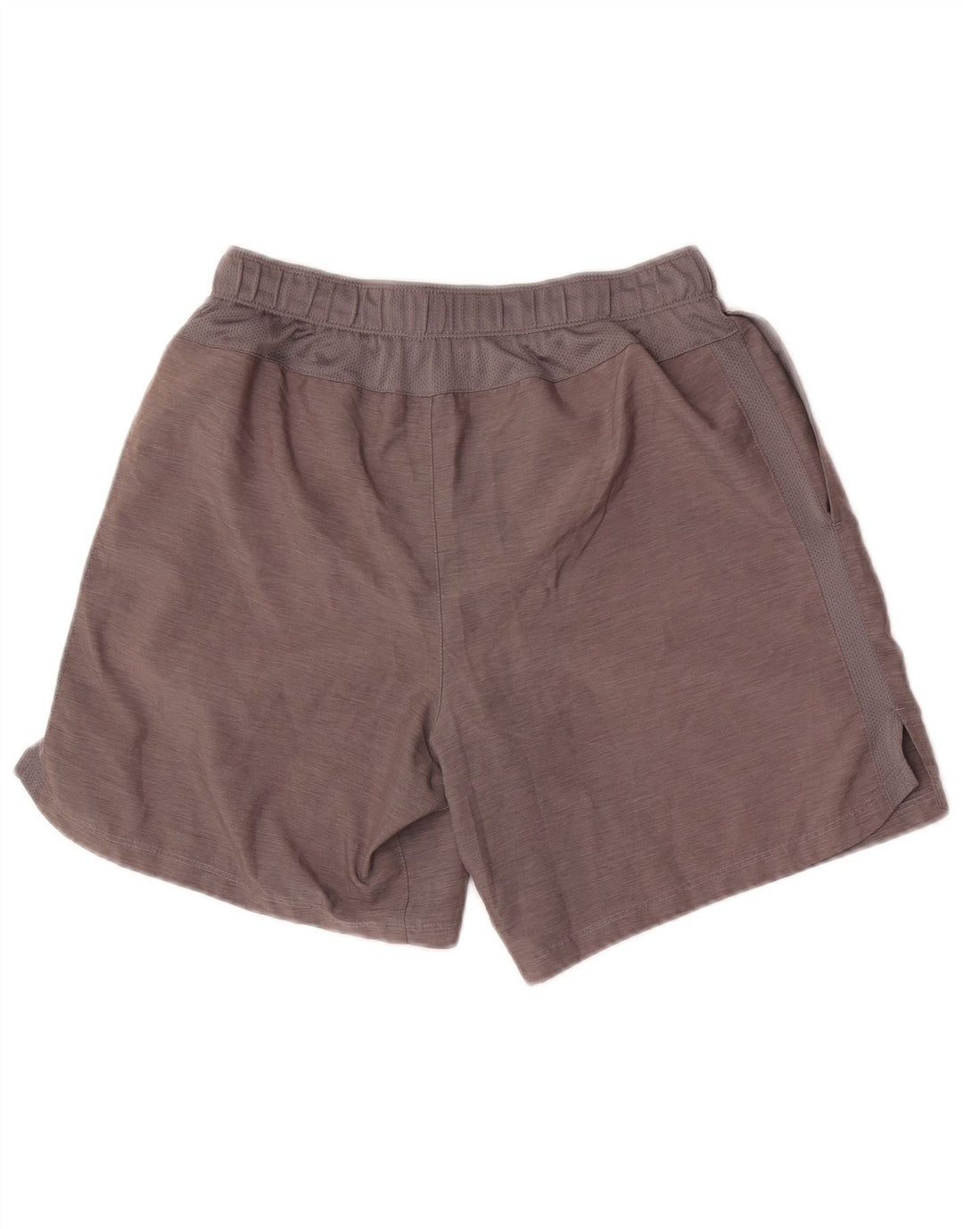 Pantalones cortos deportivos Nike Dri Fit para hombre Poliéster gris medio