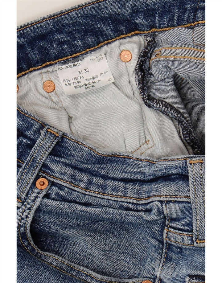 LEVI'S Mens 519 Skinny Jeans W31 L32 Blue Vintage Levi's and Second-Hand Levi's from Messina Hembry 