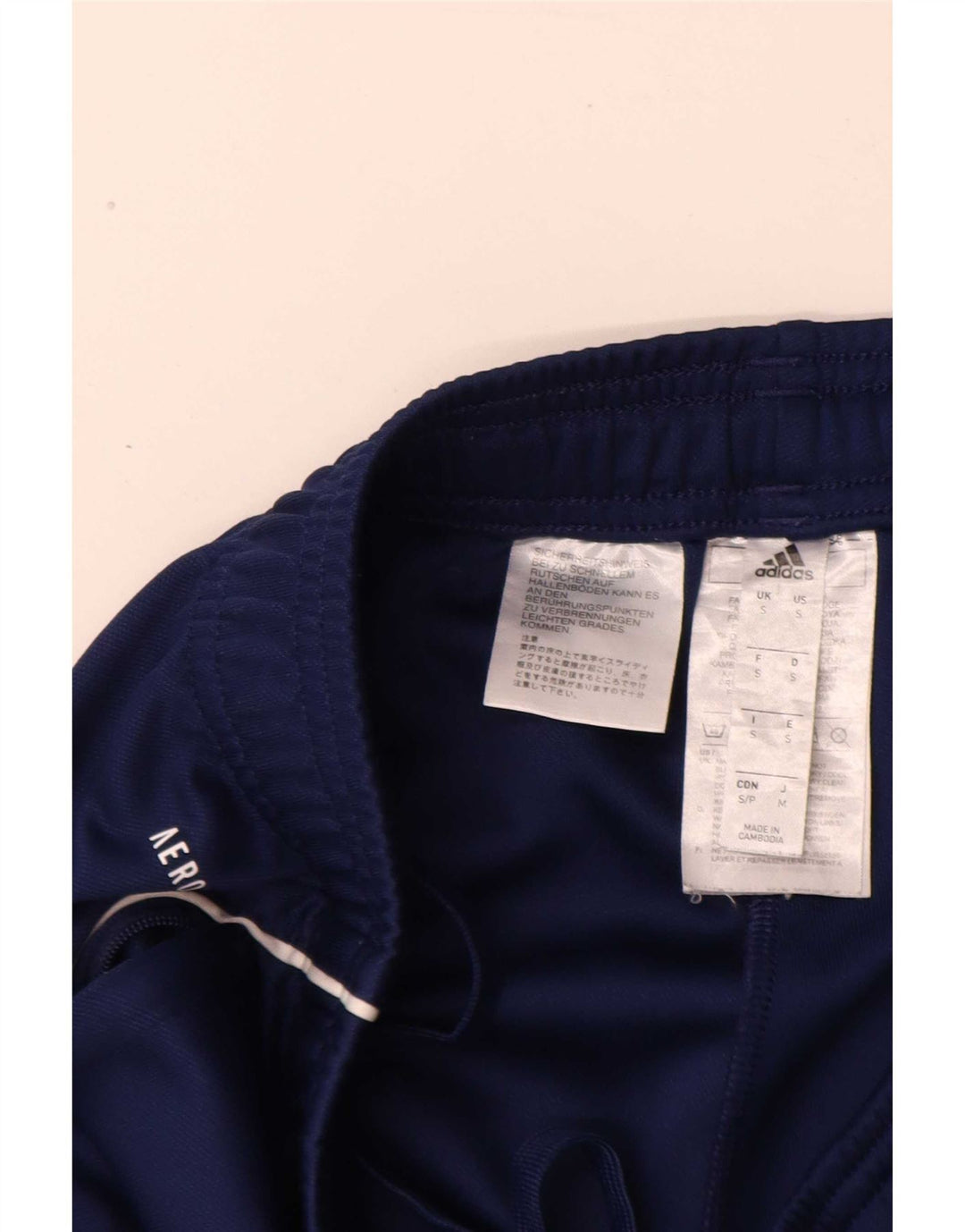 Adidas Hombre Aeroready Pantalones De Chándal Pequeño Azul Marino Poliéster