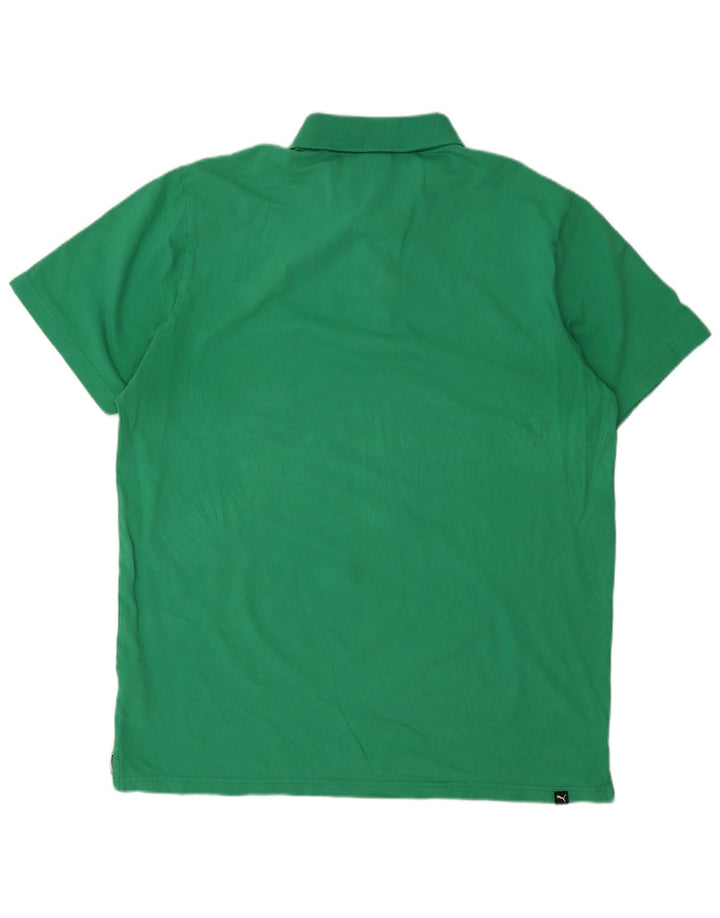PUMA Polo Hombre XL Algodón Verde