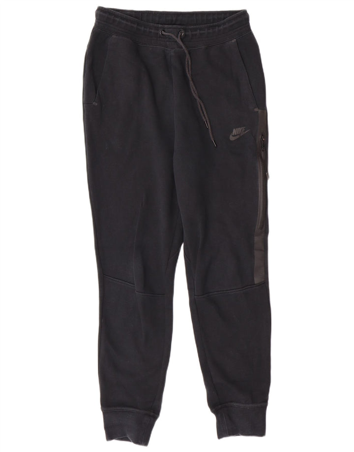 NIKE Hombre Pantalones de Chándal Joggers Small Azul Marino Algodón