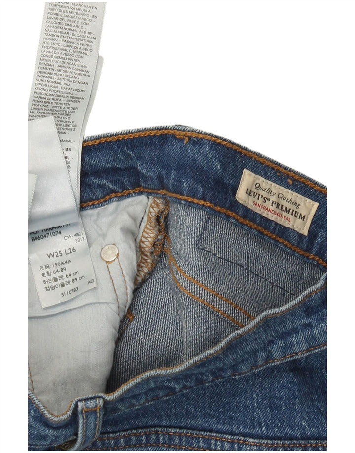 Vaqueros Levi's Mujer 501 Rectos W25 L26 Algodón Azul