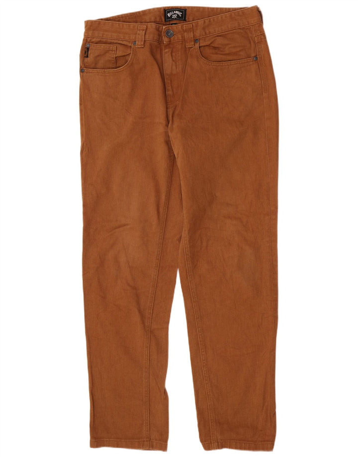 Vaqueros rectos regulares Billabong para hombre W32 L31 Algodón marrón
