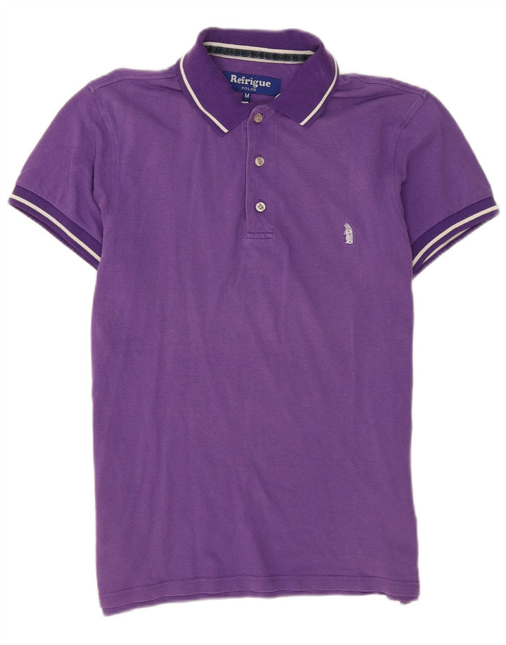 Refrigue Polo Hombre Algodón Morado Medio