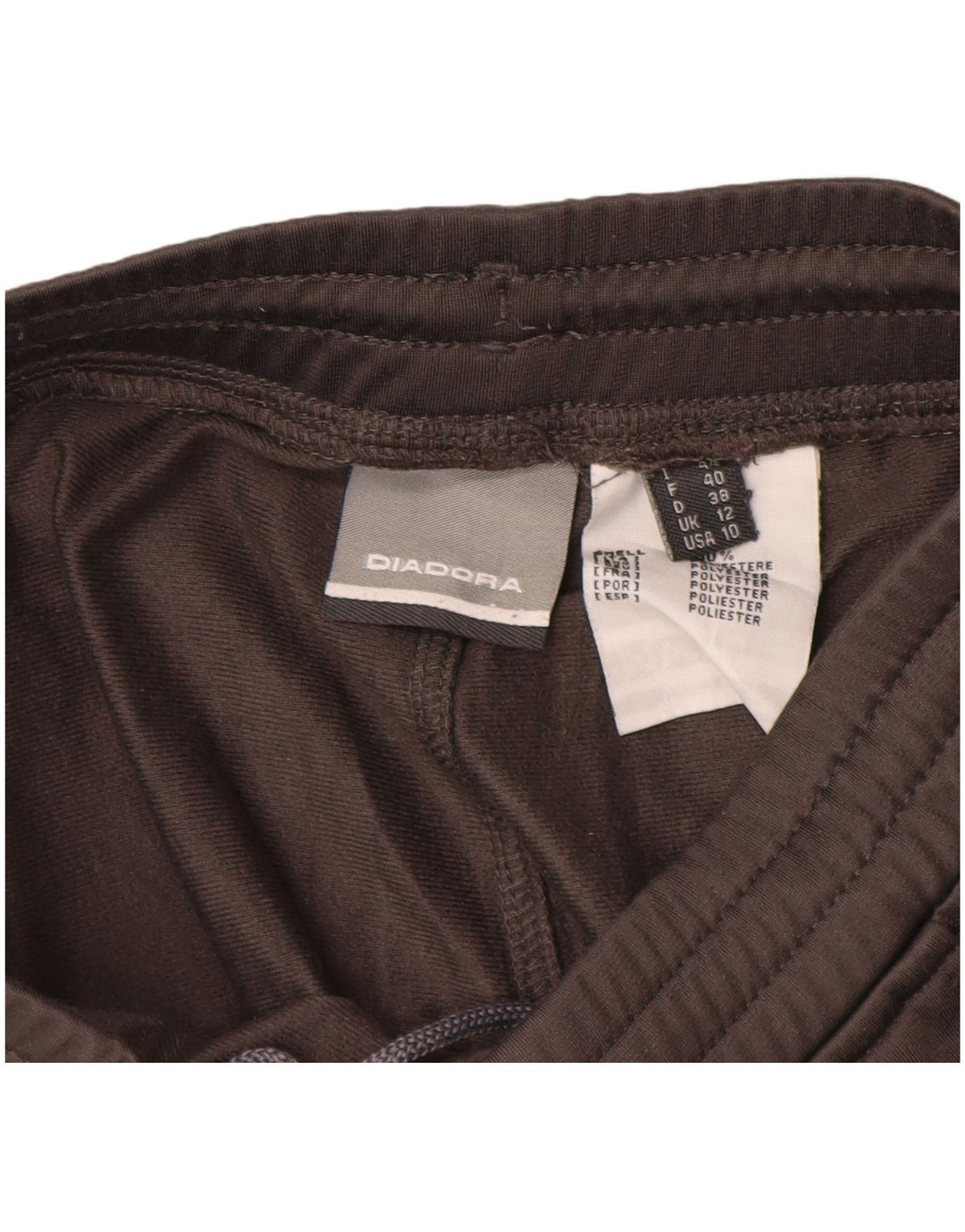 DIADORA Pantalón Chándal Mujer ES 42 Gris Medio Poliéster