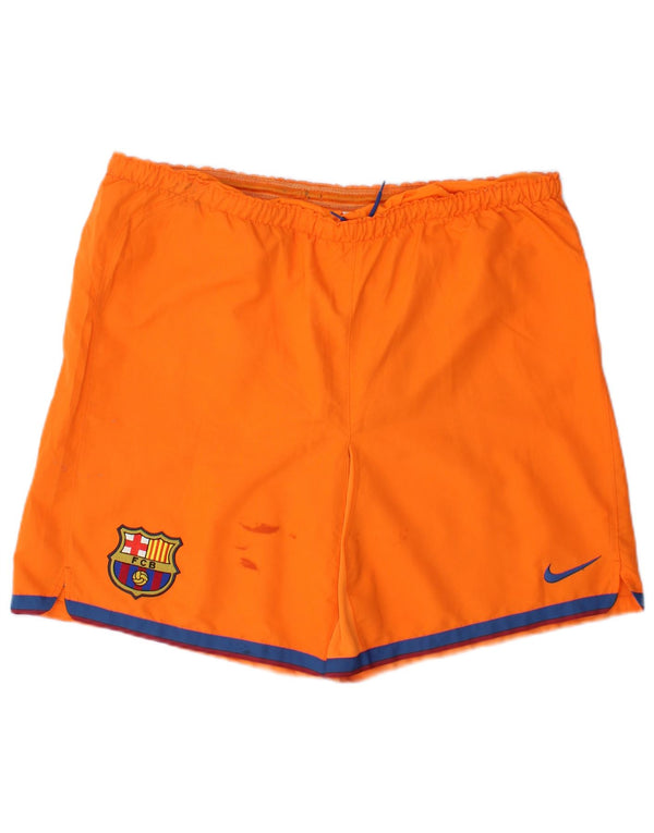 Nike Barcelona Graphic Sport Shorts UK 31/33 Medio Naranja Poliéster
