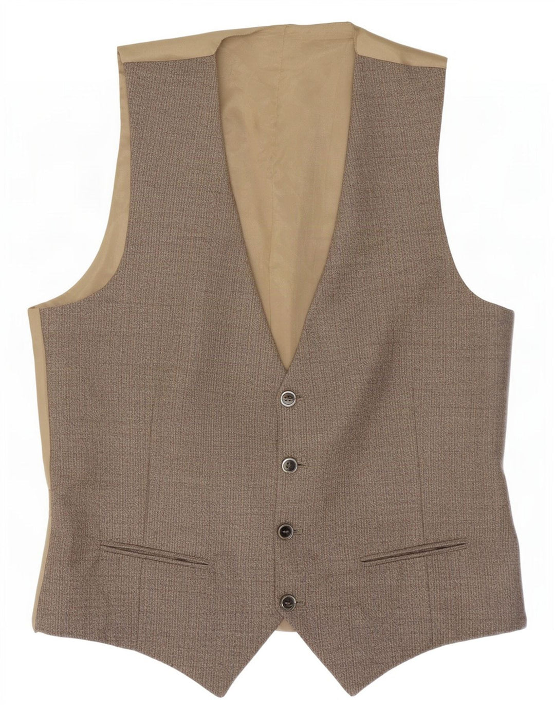 Chaleco vintage para hombre IT 50 Espiga gris medio