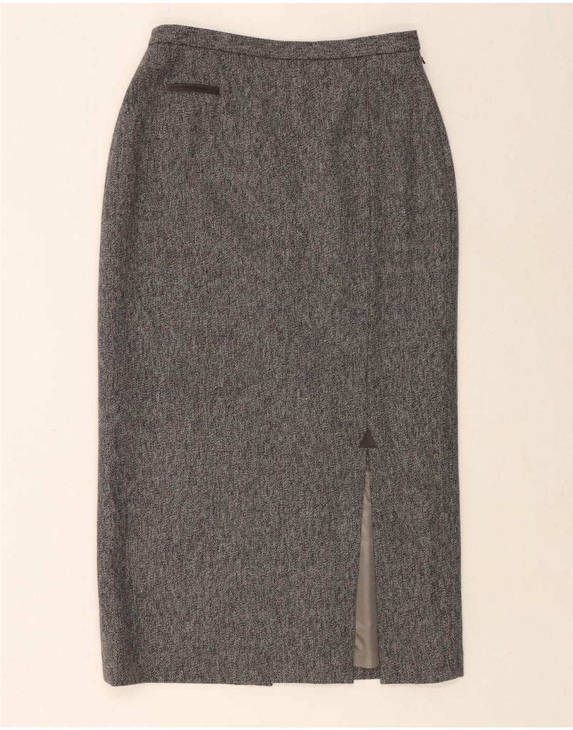 AVOCA Womens Maxi Skirt UK 16 Large W32  Grey Vintage Avoca and Second-Hand Avoca from Messina Hembry 
