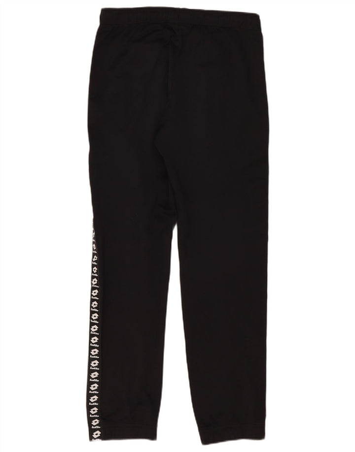 Lotto Pantalones De Chándal Gráficos Para Mujer UK 44 Grande Poliéster Negro