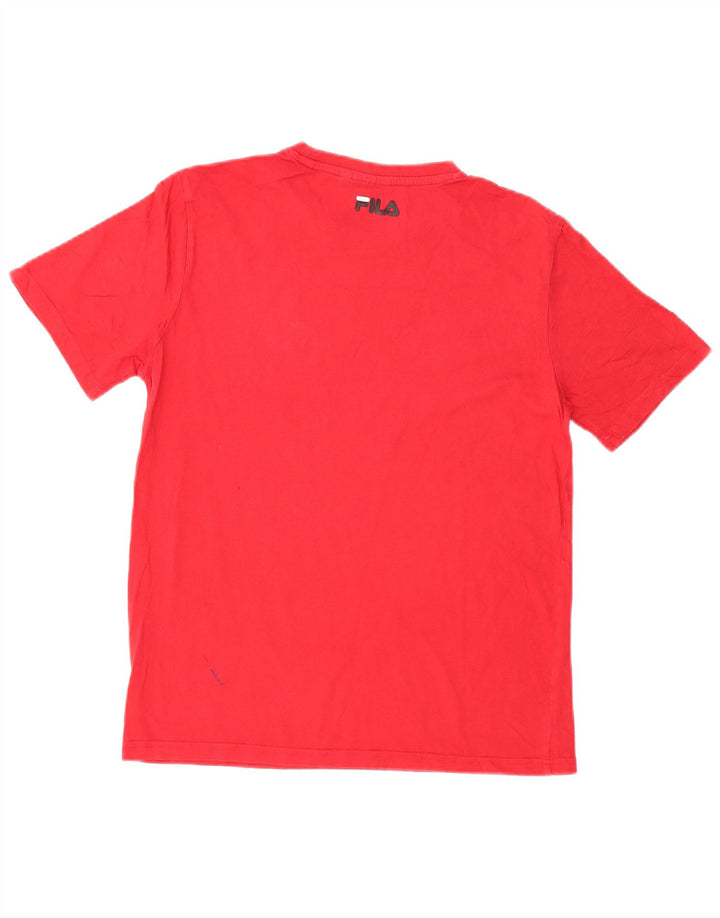 Fila Camiseta gráfica para hombre Top XS Rojo