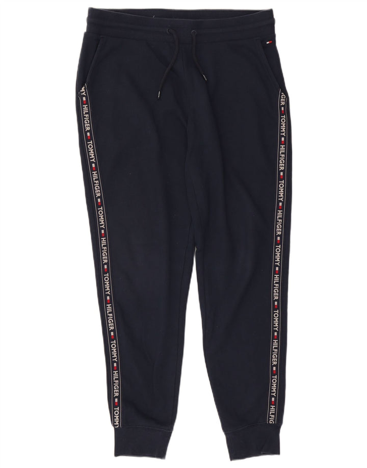 Tommy Hilfiger Pantalones de Chándal con Gráfico para Hombre Joggers Large Azul Marino