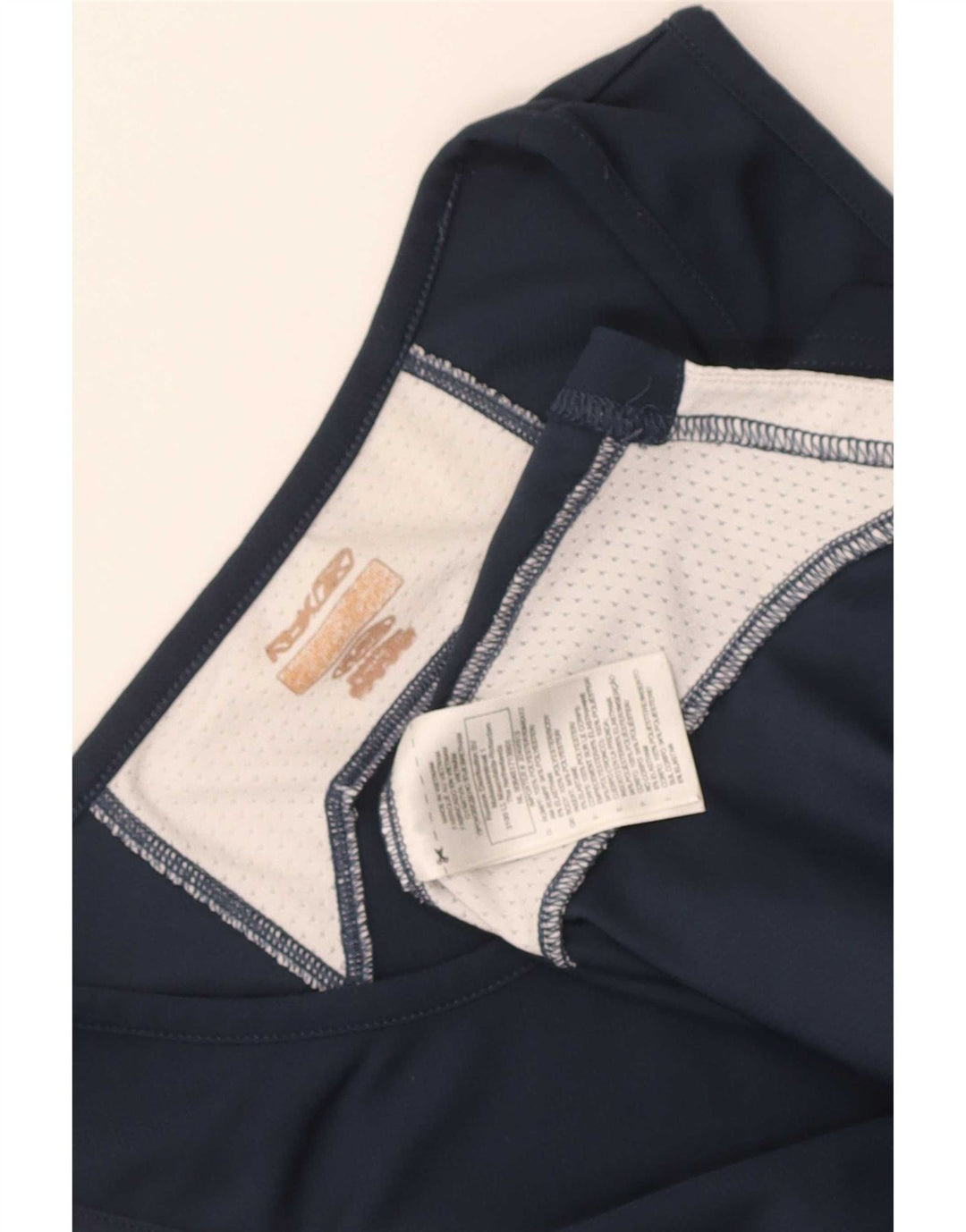 Reebok - Camiseta sin mangas para mujer (talla 40), color azul marino, poliéster