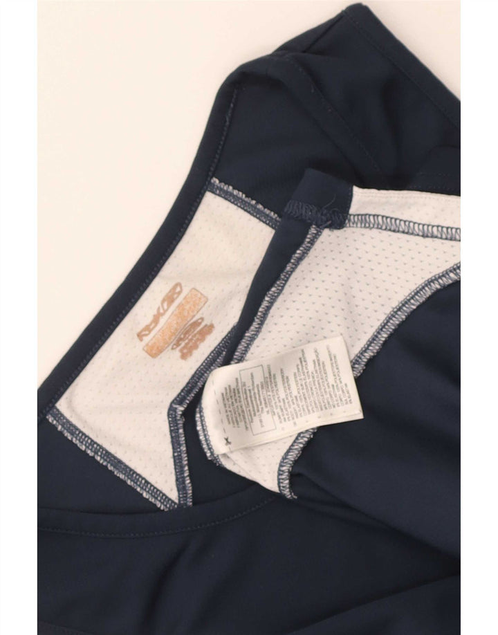 Reebok - Camiseta sin mangas para mujer (talla 40), color azul marino, poliéster