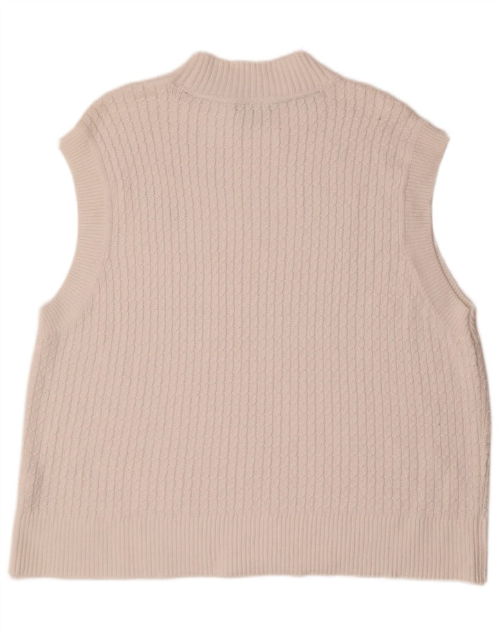 Tommy Hilfiger Hombre Chaleco Tank Top XL Blanco Algodón