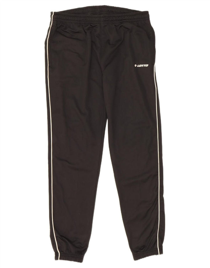 LOTTO Mens Tracksuit Trousers Joggers XL  Black Polyester