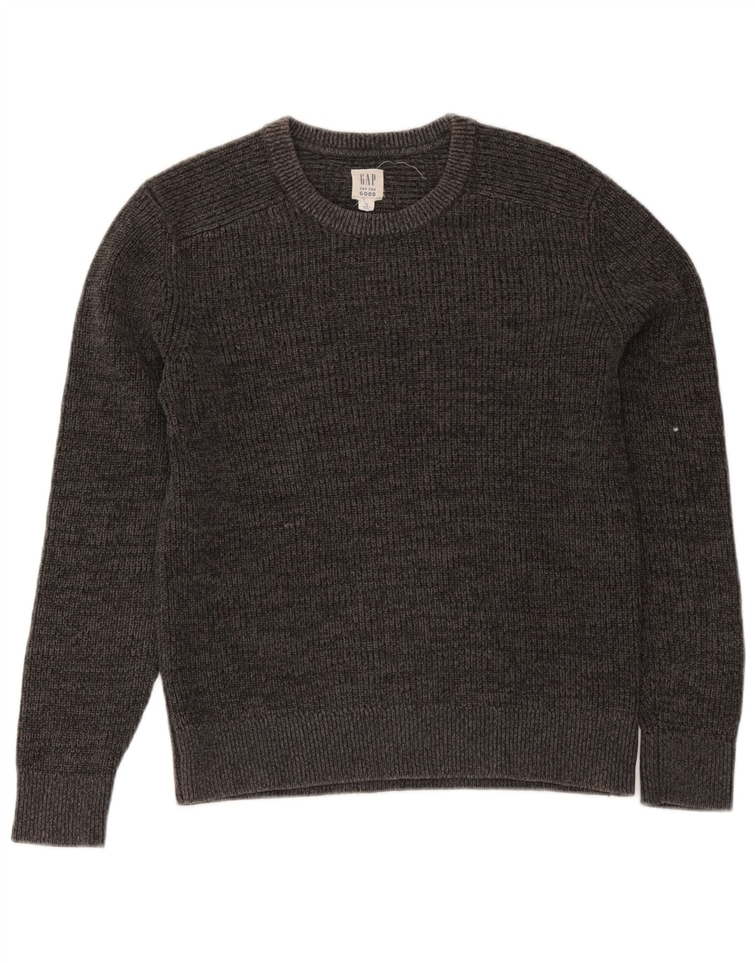 Jersey de cuello redondo para hombre Gap XS Algodón gris