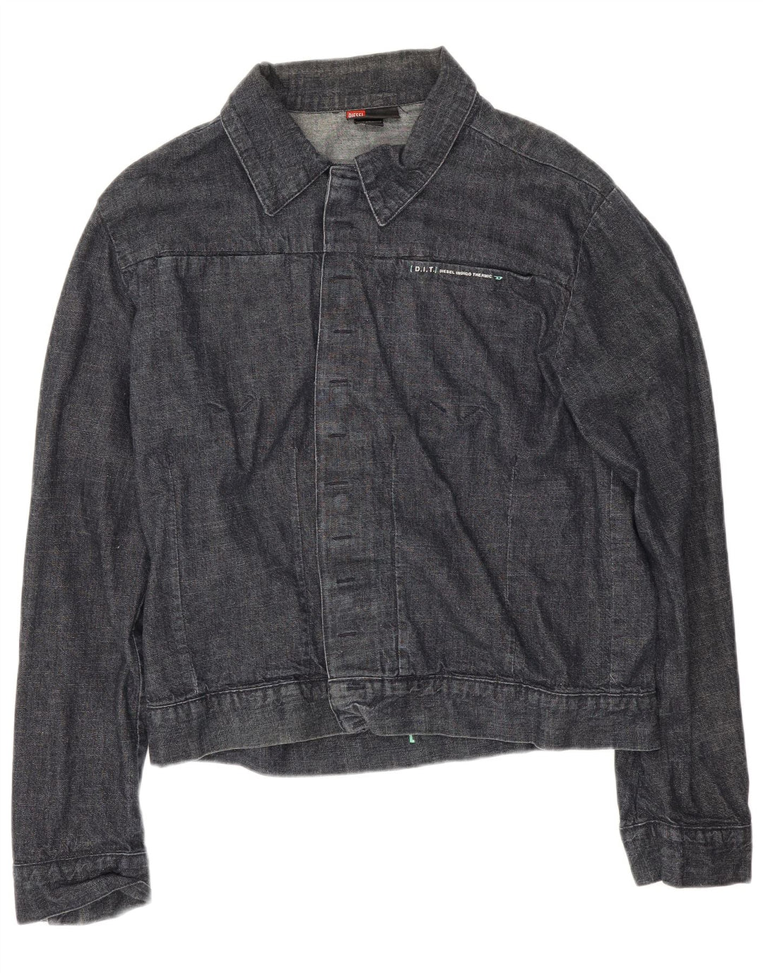Diesel Chaqueta Vaquera para Hombre UK 40 Large Algodón Azul Marino
