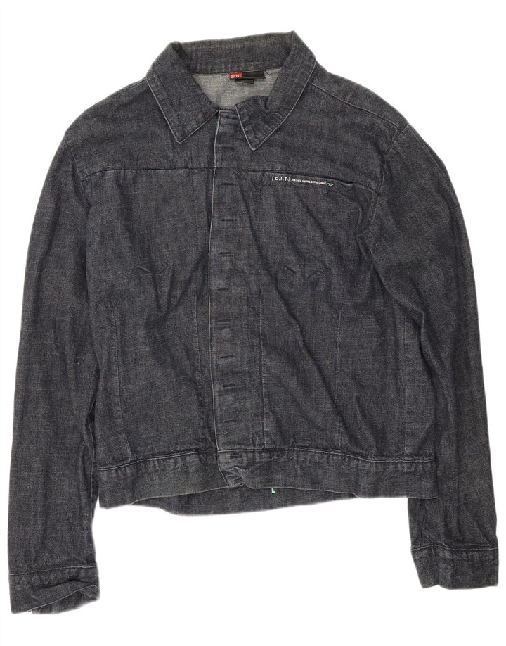 Diesel Chaqueta Vaquera para Hombre UK 40 Large Algodón Azul Marino