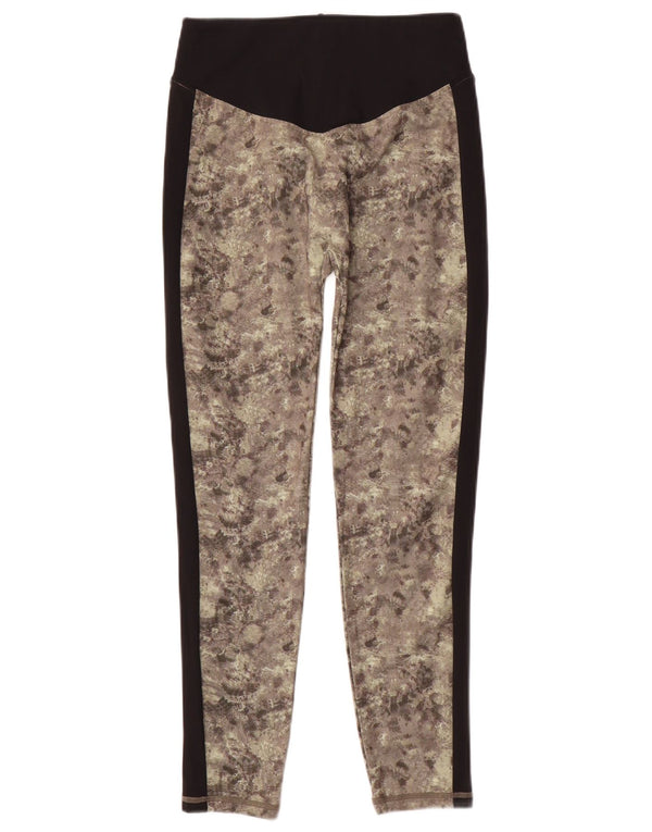 Ellesse Leggings para mujer UK 10 Small Verde Camuflaje Poliéster