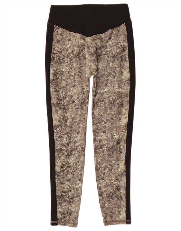 Ellesse Leggings para mujer UK 10 Small Verde Camuflaje Poliéster