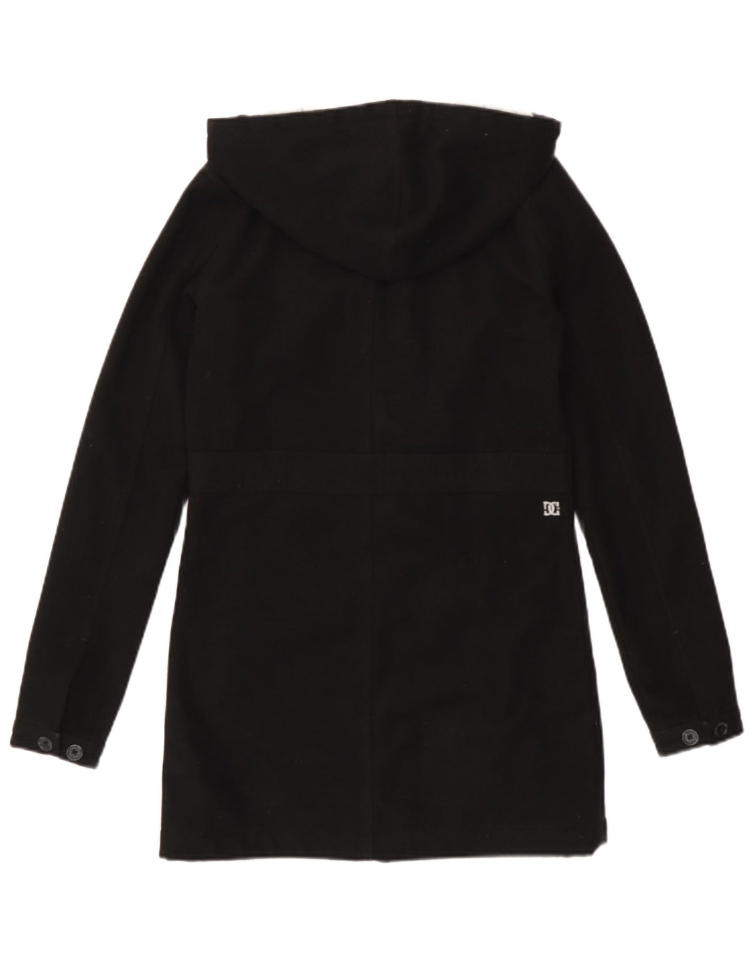 Chaqueta cortavientos con capucha DC para mujer UK 10 Small Poliéster negro