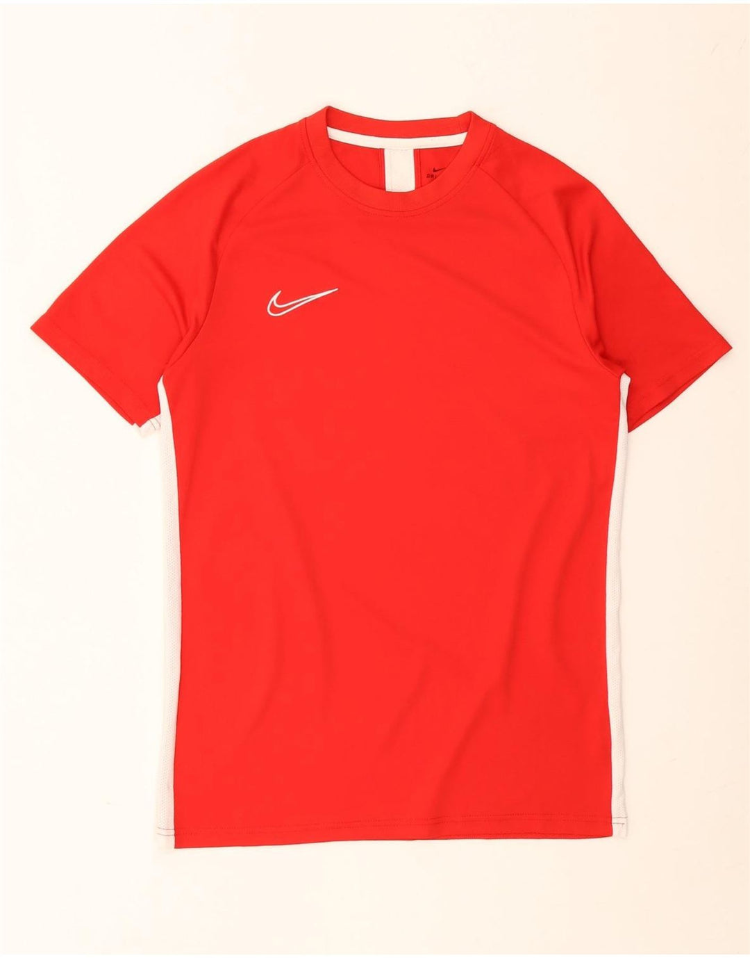 Camiseta Nike Dri Fit para hombre con bloques de color rojo mediano