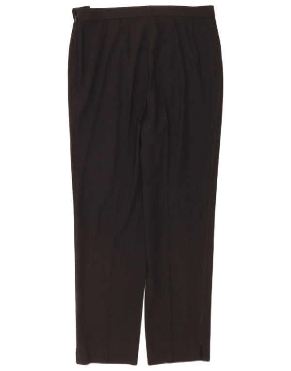 Marks & Spencer Pantalones Casuales Rectos para Mujer UK 40 Large W32 L29 Negro