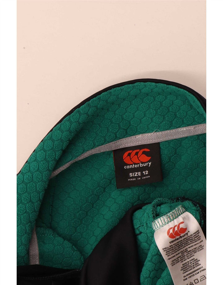 Canterbury Sudadera con gráfico IRFU para niños 11-12 años Negro