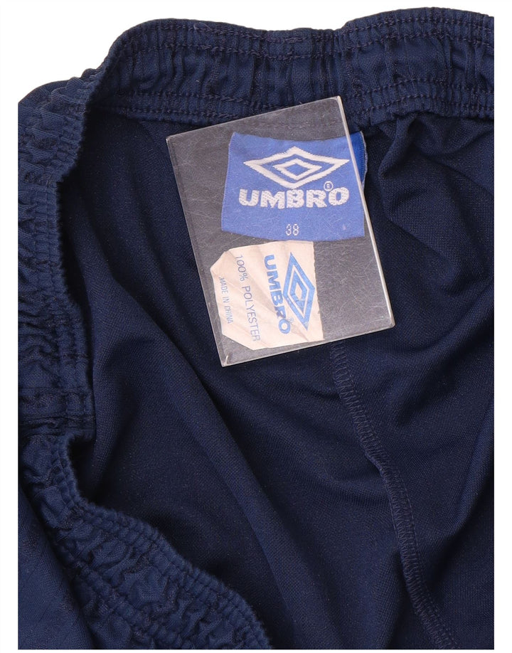 Pantalones cortos deportivos Umbro para hombre XL Poliéster a rayas azul marino