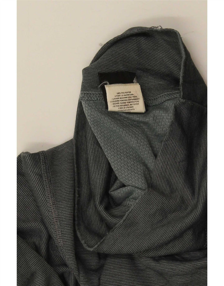 Patagonia Hombre Top Manga Larga Poliéster Gris Grande A Rayas