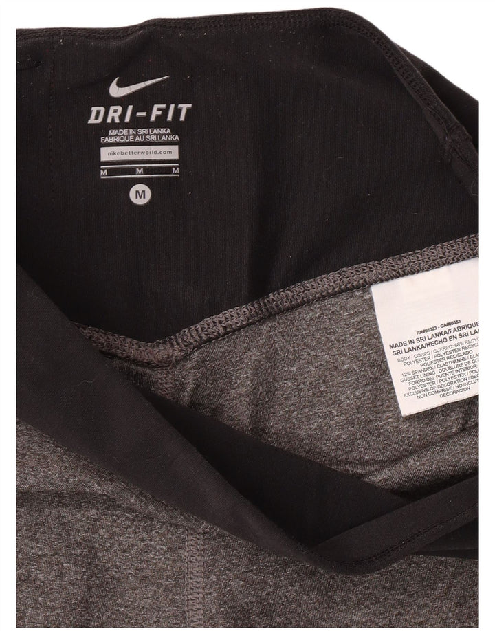 Leggings NIKE Dri Fit para mujer UK 40 Poliéster color block gris medio