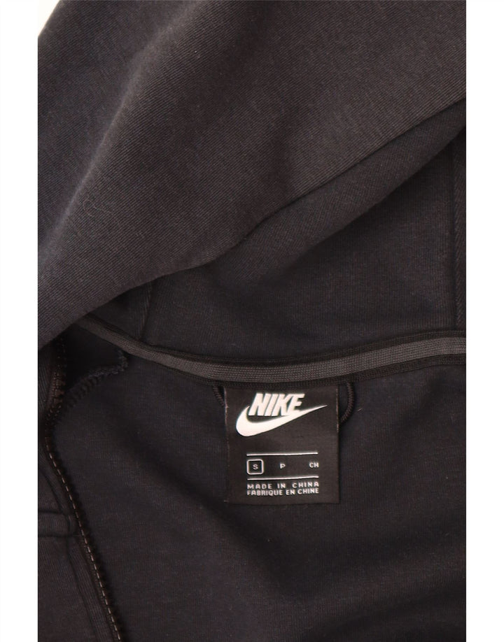 Nike - Sudadera con capucha y cremallera para hombre, talla pequeña, color negro