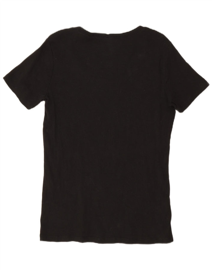 EDDIE BAUER Camiseta para mujer Top UK 46 Large Black