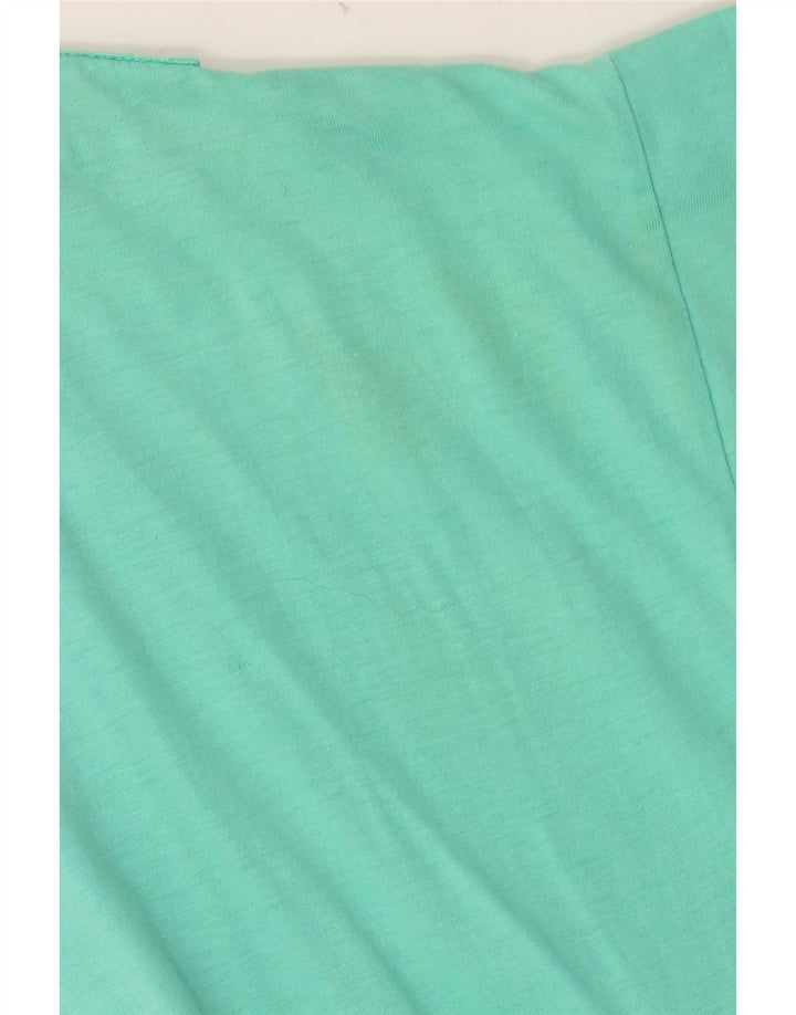 VINTAGE Vestido Básico Mujer EU 40 Algodón Verde Medio