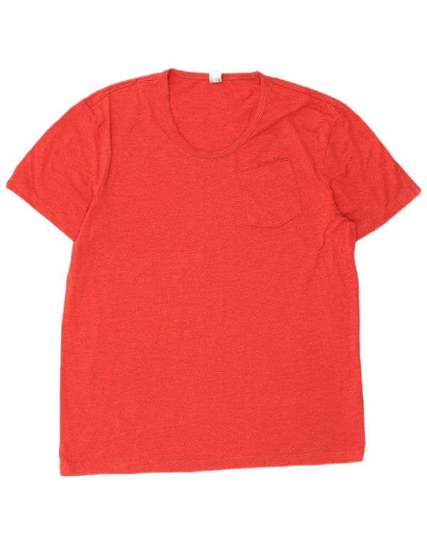 G-Star Hombre Camiseta Top Medium Rojo Algodón