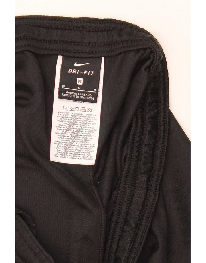 Nike - Pantalones cortos deportivos Dri Fit para mujer, talla M, color negro, poliéster