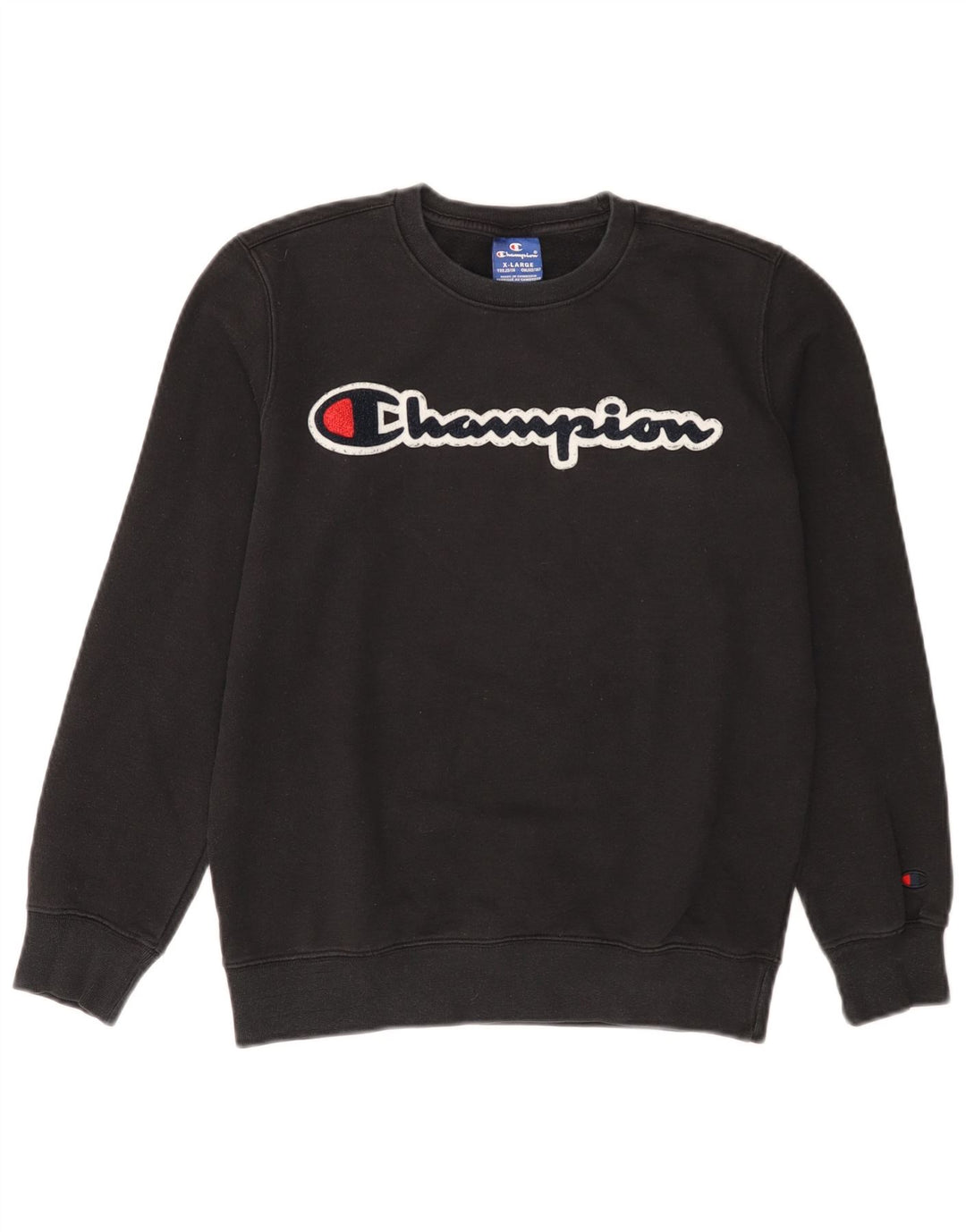 CHAMPION Sudadera gráfica para niños Jersey 13-14 años XL Negro
