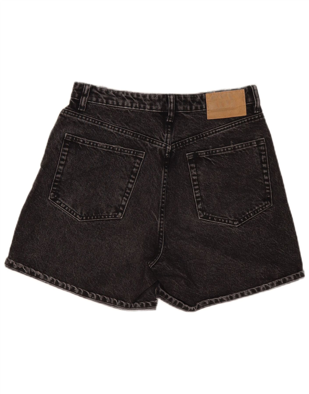 Zara Mujer Shorts Vaqueros EU 40 Medium W30 Algodón Gris