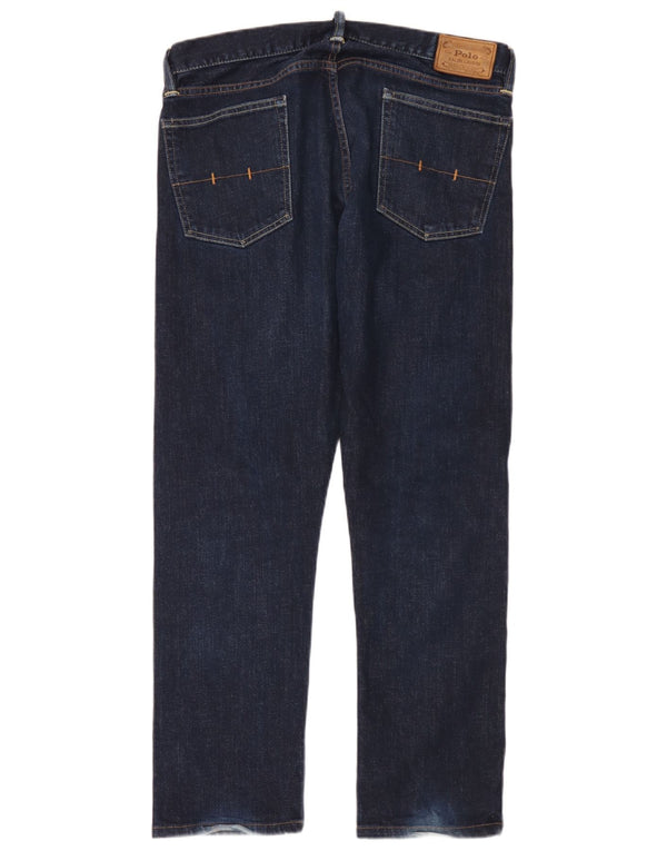 Polo Ralph Lauren Vaqueros rectos para hombre W34 L32 Algodón azul marino