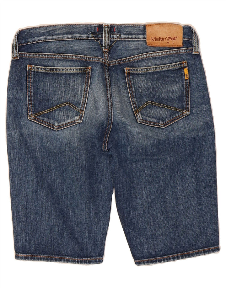 MELTIN' POT Mens Denim Shorts W30 Medium  Blue Vintage Meltin' Pot and Second-Hand Meltin' Pot from Messina Hembry 