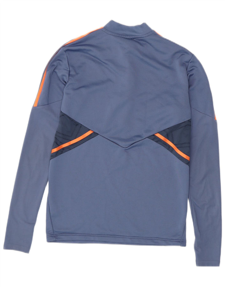 Adidas Hombre Manchester United Jersey Chándal Top Pequeño Azul Colorblock
