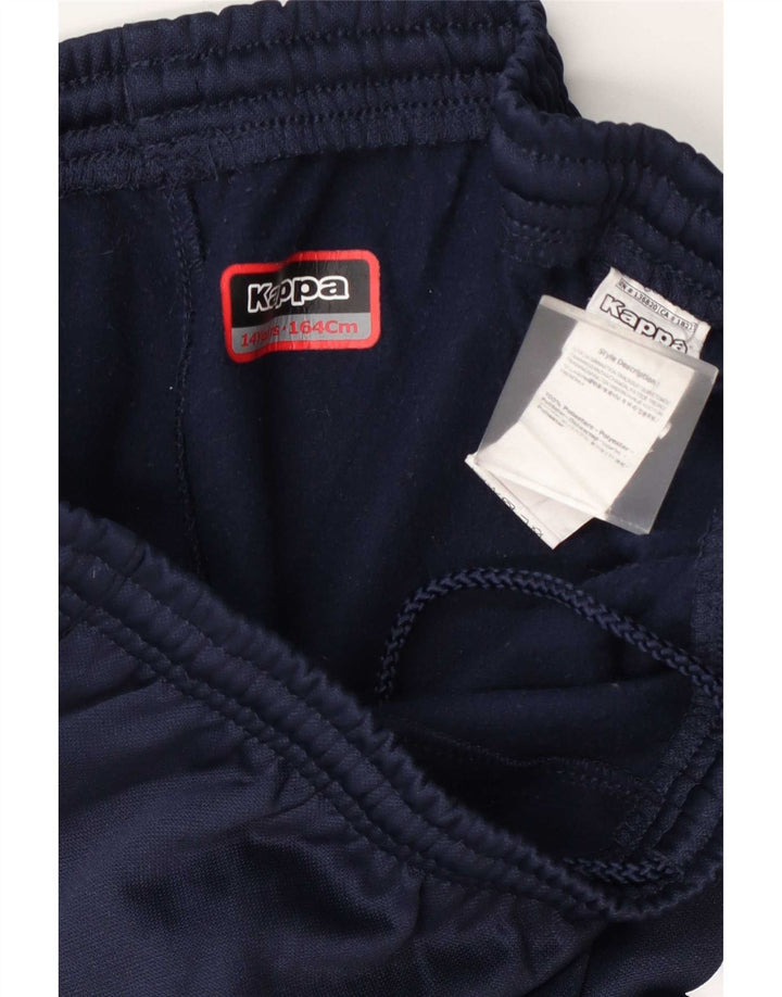Kappa Pantalón Chándal Capri Niños 13-14 Años Azul Marino Poliéster