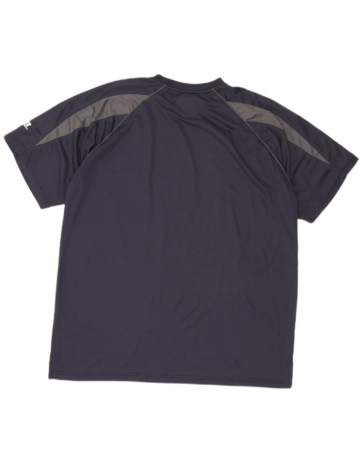 RUSSELL ATHLETIC Camiseta alta para hombre 2XL Azul marino Colorblock Poliéster
