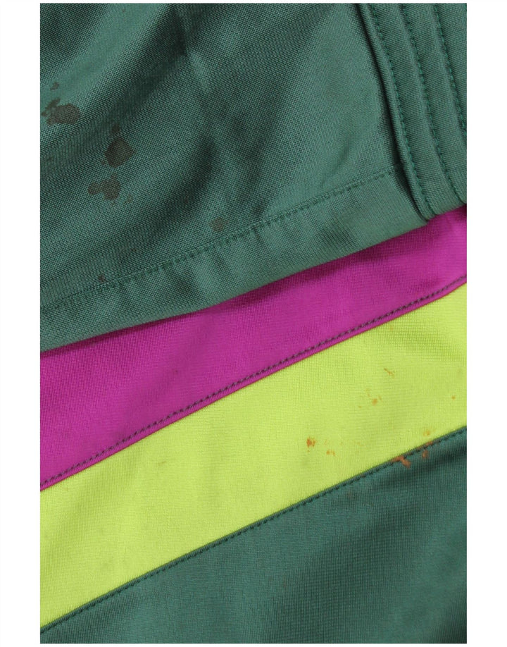 Brugi Hombre Chándal Top Chaqueta XL Verde Colorblock