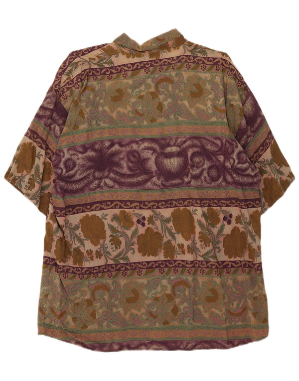 Tobia System Camisa tipo jersey para hombre IT 54 XL Paisley multicolor