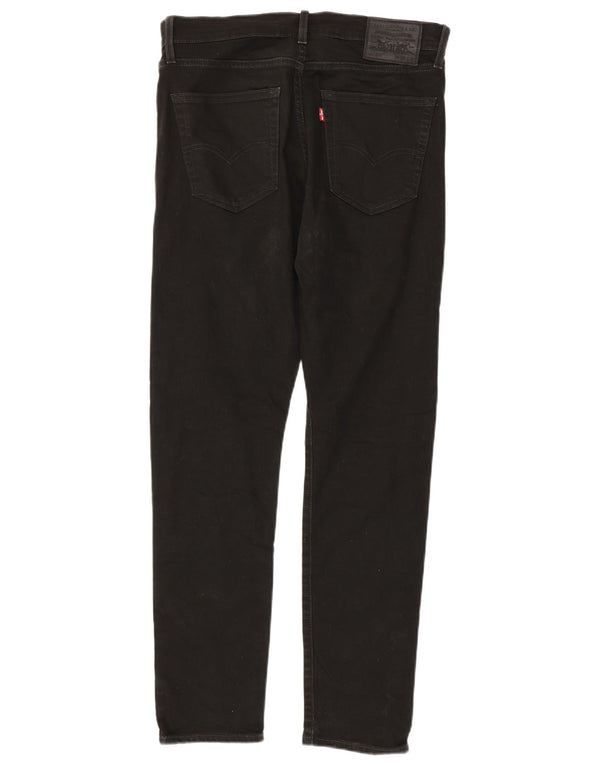 Levi's Hombre 512 Slim Tapered Jeans W32 L32 Algodón Negro