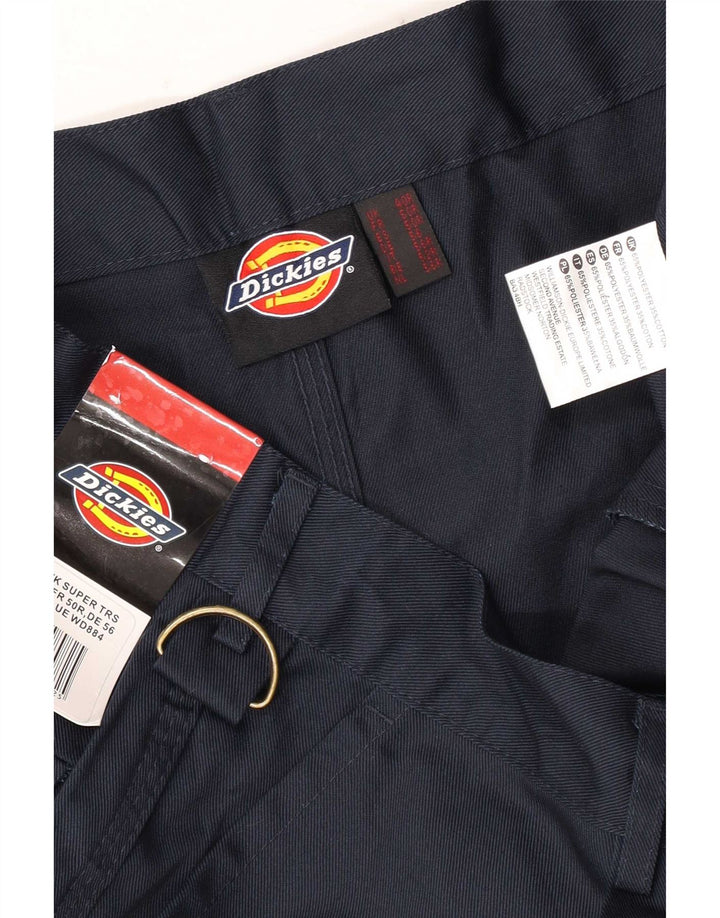 Dickies Pantalón cargo recto para hombre W40 L31 Poliéster azul marino